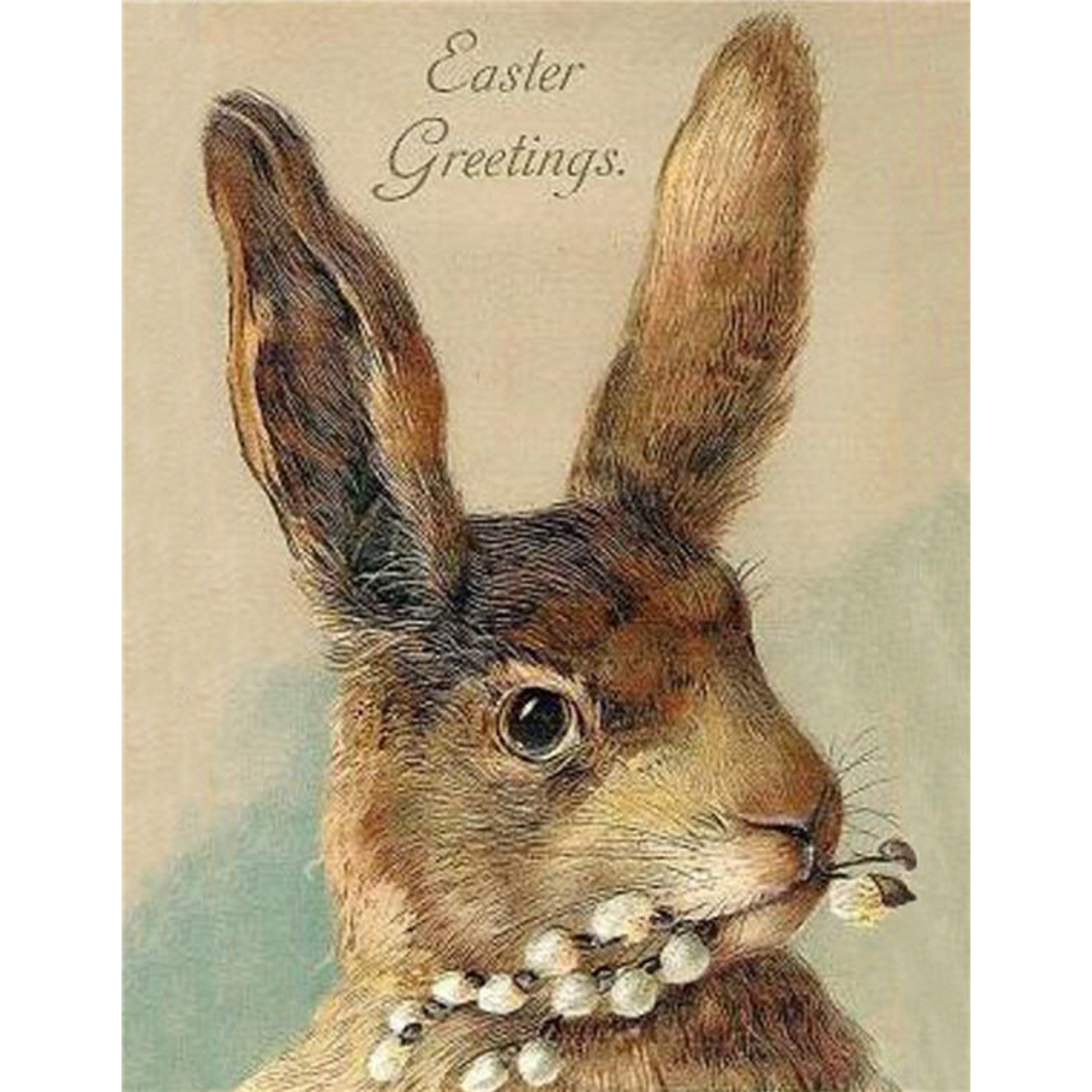 "Easter Greetings - E66" decoupage paper by Monahan Papers. Available at Milton's Daughter.