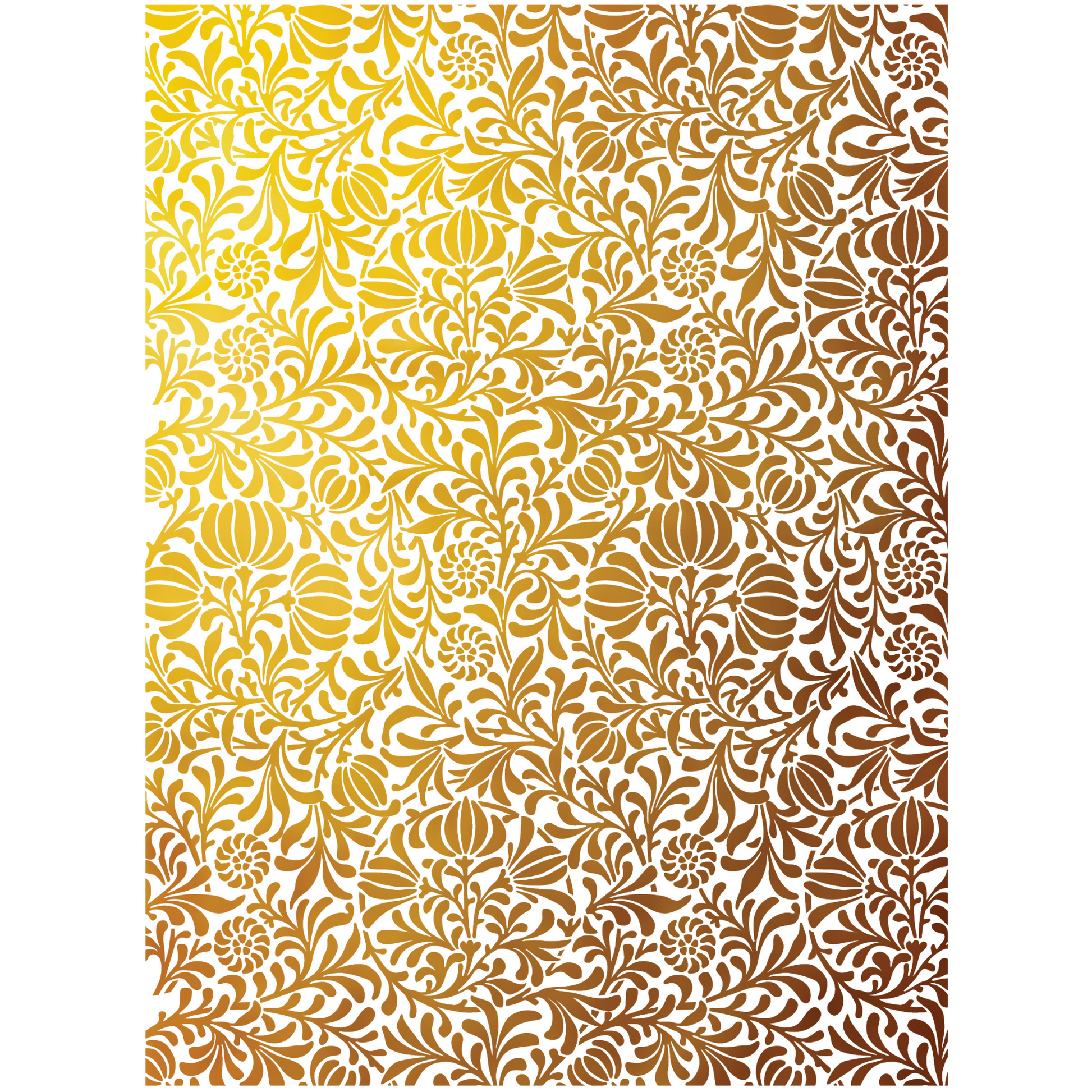 "Emporium" IOD Gilded Foil Transfer by Iron Orchid Designs. Eight 12" x 16"  pages. Page 2.