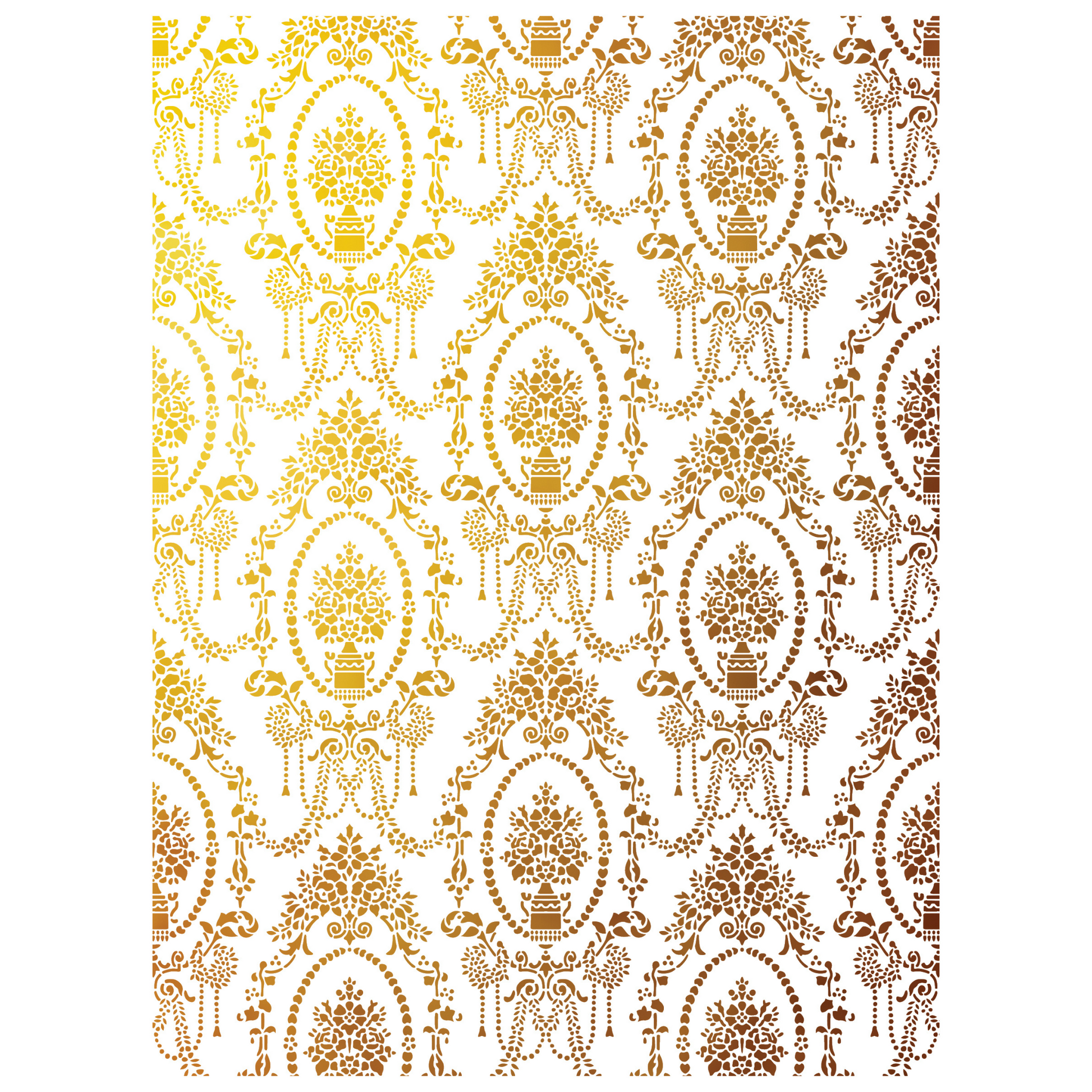 "Emporium" IOD Gilded Foil Transfer by Iron Orchid Designs. Eight 12" x 16"  pages. Page 3.