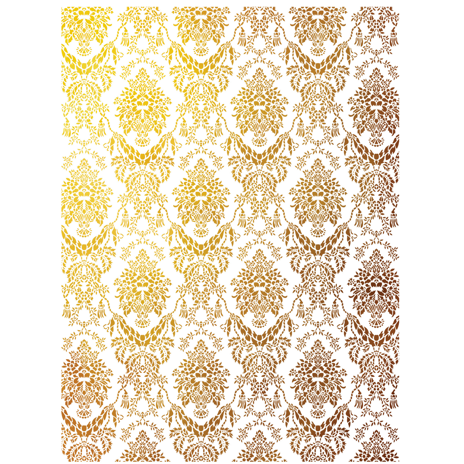 "Emporium" IOD Gilded Foil Transfer by Iron Orchid Designs. Eight 12" x 16"  pages. Page 5.
