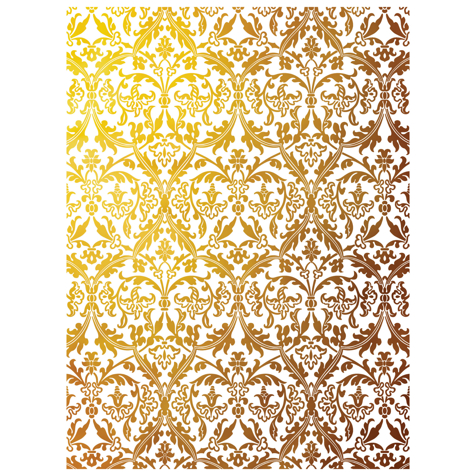 "Emporium" IOD Gilded Foil Transfer by Iron Orchid Designs. Eight 12" x 16"  pages. Page 7.