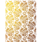 "Emporium" IOD Gilded Foil Transfer by Iron Orchid Designs. Eight 12" x 16"  pages. Page 8.