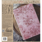 "Flora & Vine" IOD Decor Stamp. Single 12" x 12" clear silicone stamp. Available at Milton's Daughter. Back cover.
