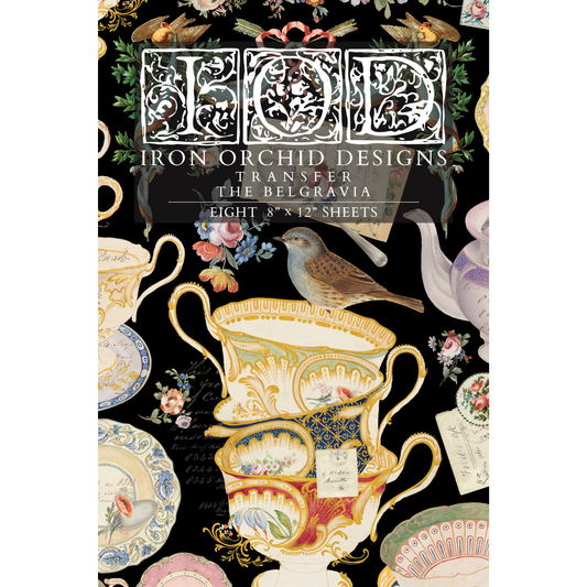 The Belgravia IOD Transfer by Iron Orchid Designs. Front cover.