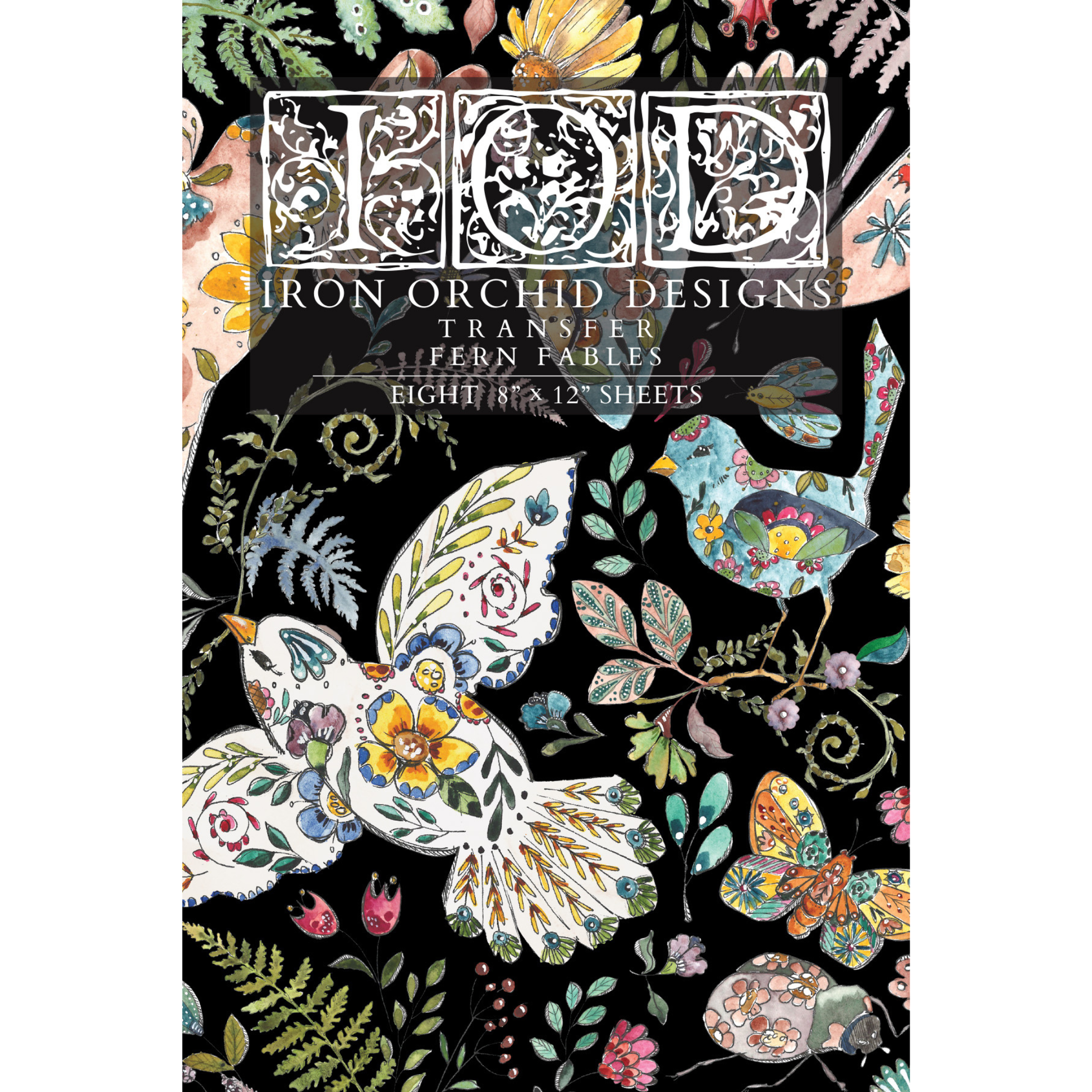 洋書☆テキスタイルアートオブインディアINDIA☆CHRONICLE BOOKS Fern Fables - IOD Transfers by Iron Orchid Designs – Milton's Daughter