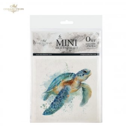 Sea Creatures - Mini Decoupage Rice Paper Set