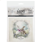 Packaging of mini rice paper set with two rabbits and floral design on a white background