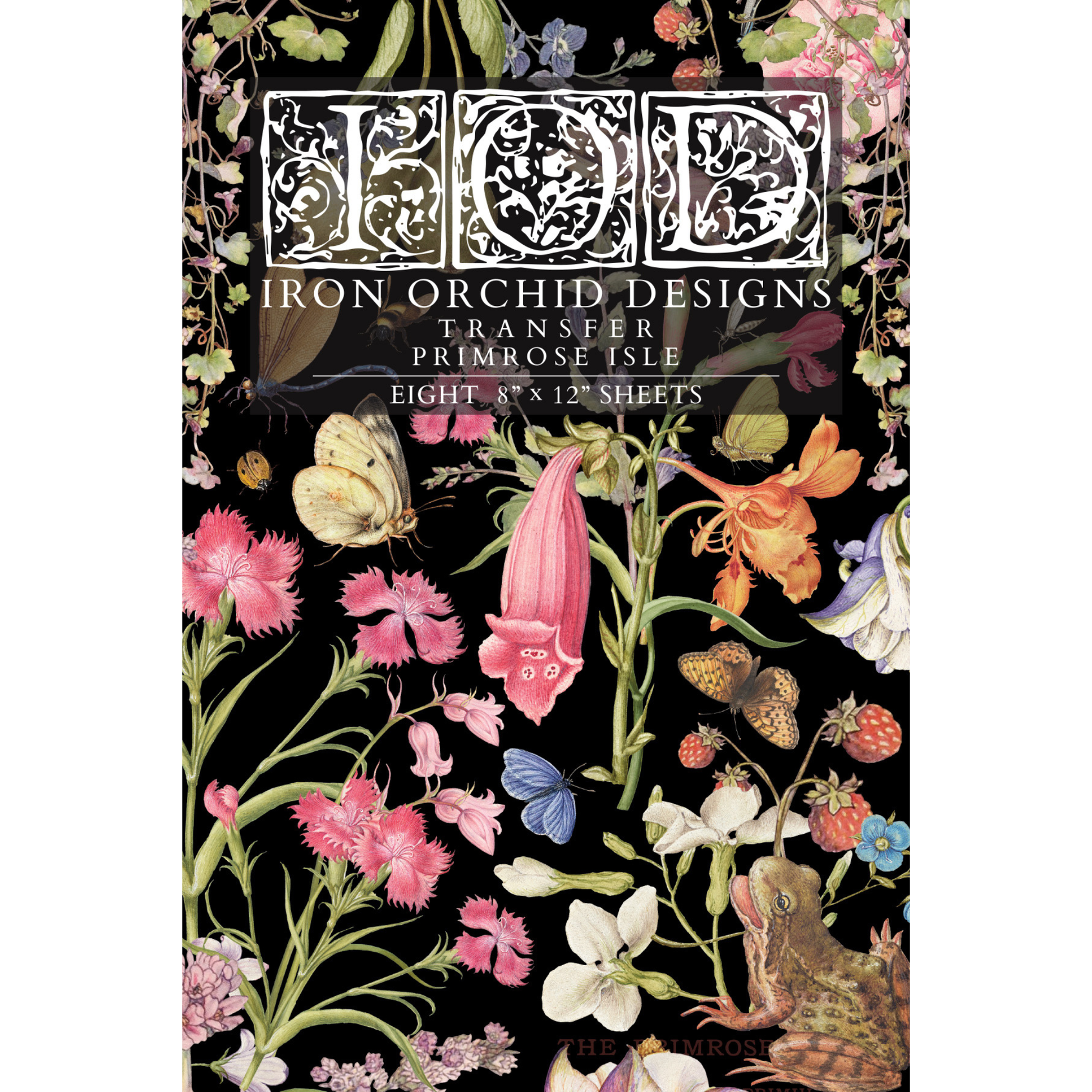 Primrose Isle IOD Transfer by Iron Orchid Designs. Front cover.