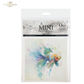 A packaged set of six mini rice paper sheets from ITD Collection, featuring a colorful watercolor illustration of a fish on the front cover.
