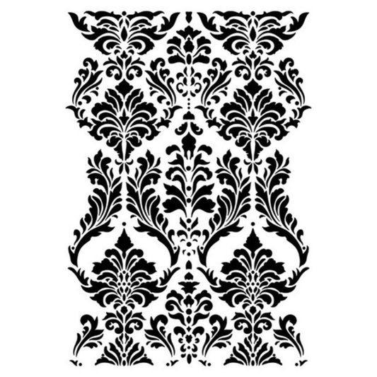 Gentle Damask Stencil