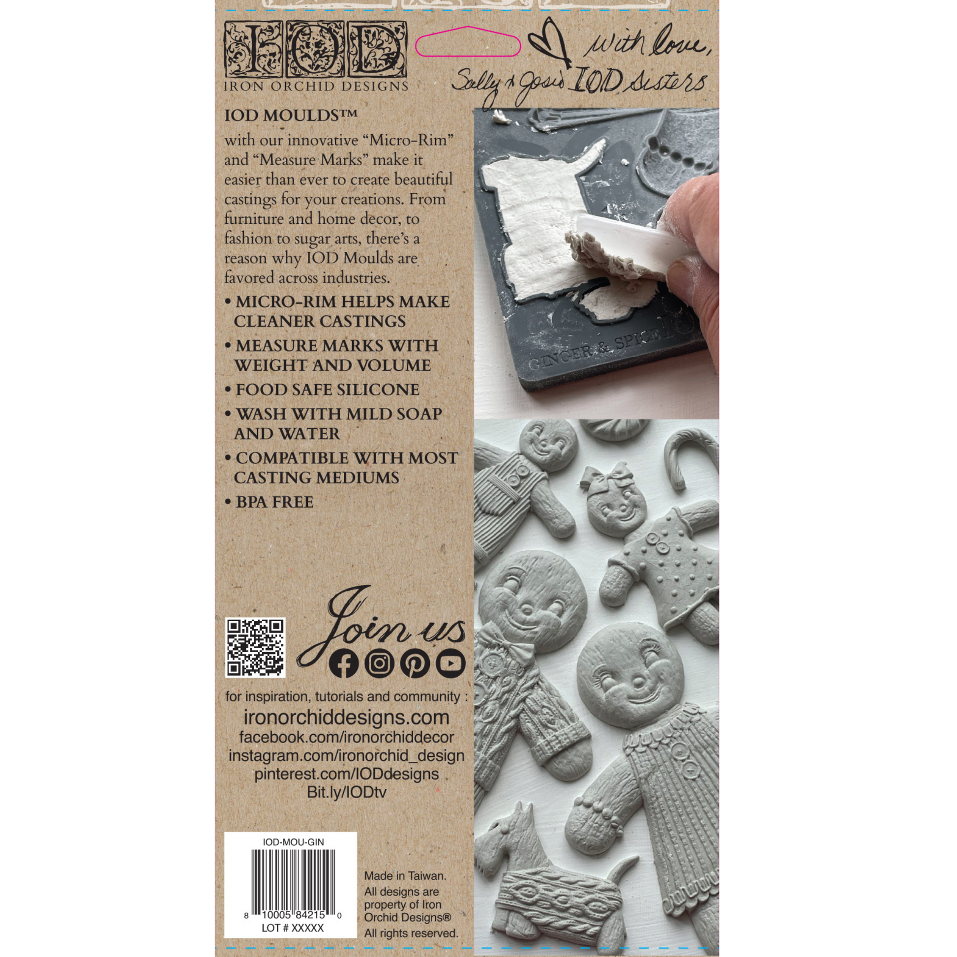 Iron Orchid Designs Cameos IOD Mould
