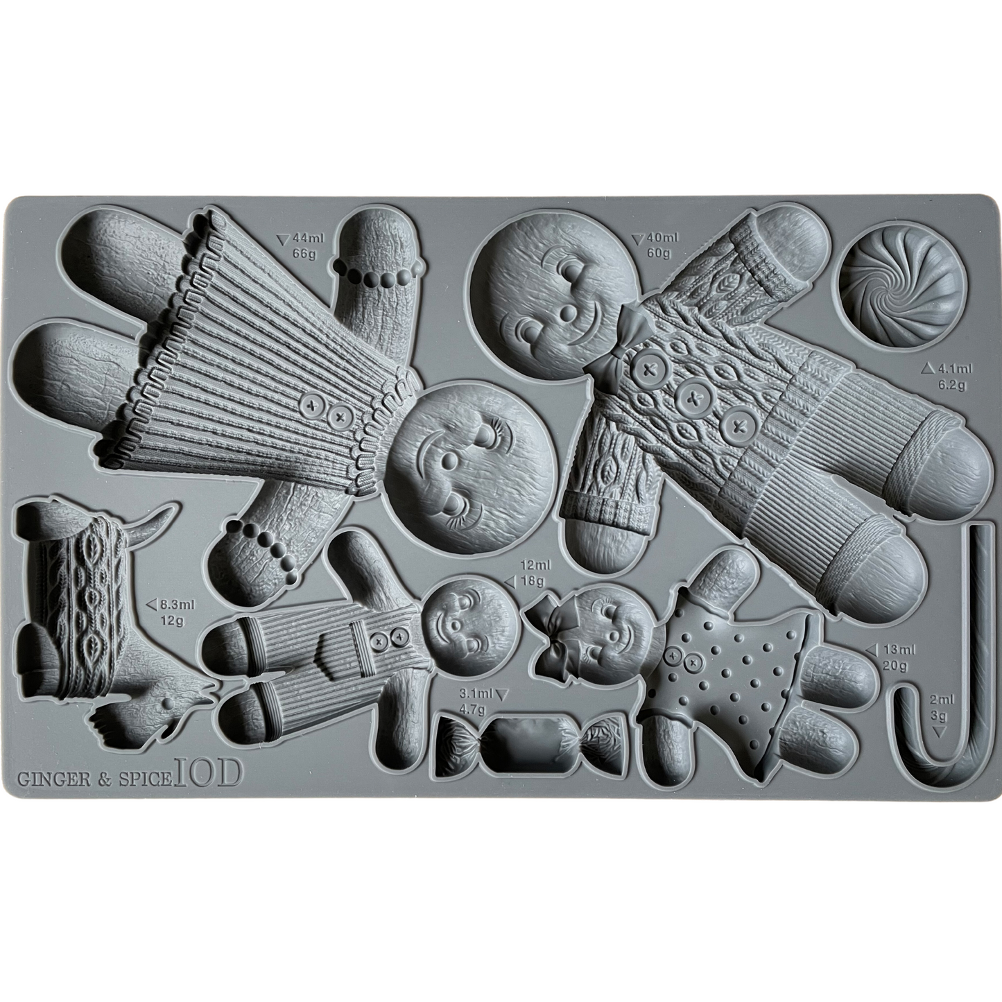 "Ginger & Spice" IOD Mould by Iron Orchid Designs. Available at Milton's Daughter.