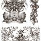 "Gloria" IOD Paint Inlay by Iron Orchid Designs. pg 4. Available at Milton's Daughter.