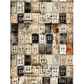 "Grungy Rusty Number Tags" decoupage rice paper by AB Studio. Available at Milton's Daughter.