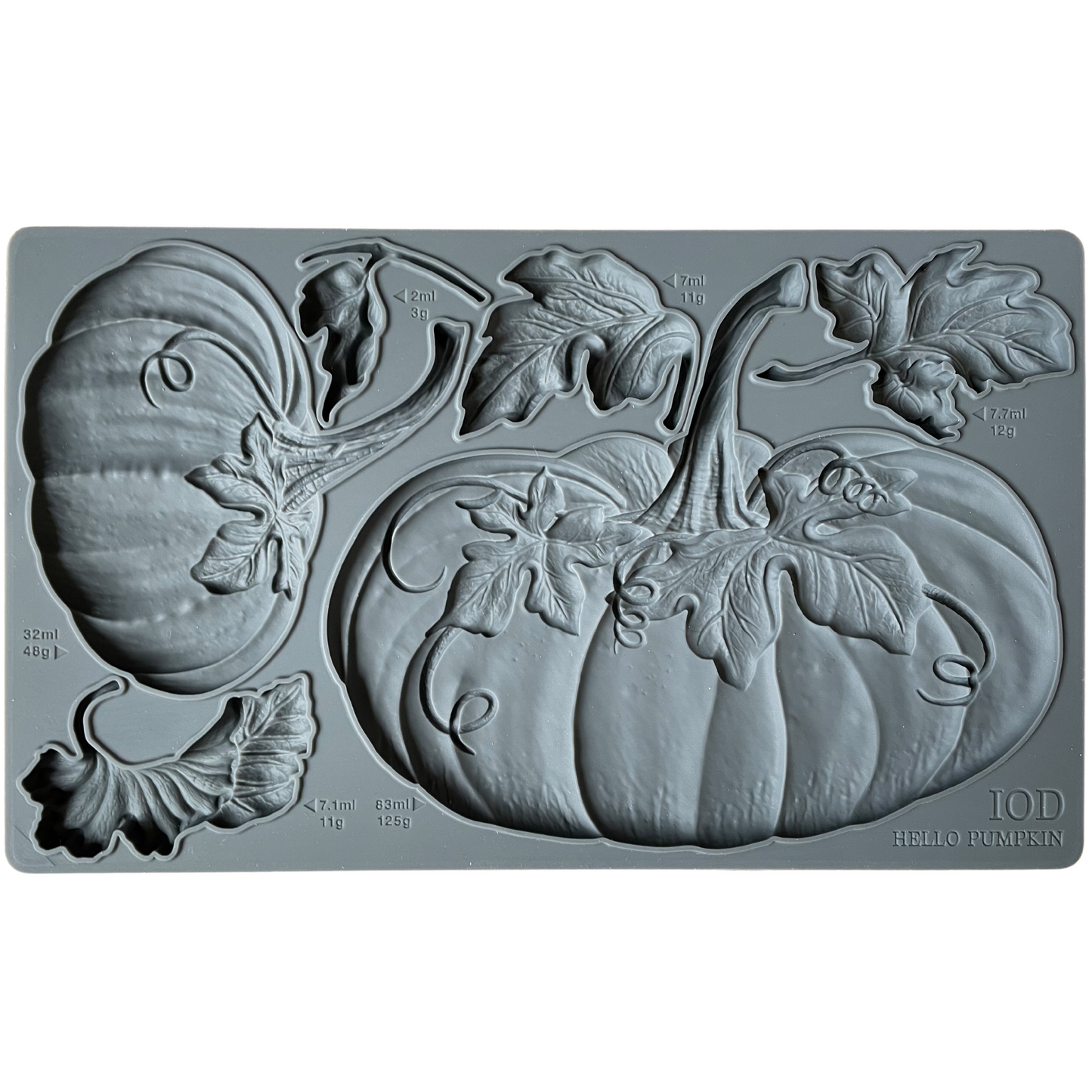"Hello Pumpkin" IOD Mould by Iron Orchid Designs. Available at Milton's Daughter.