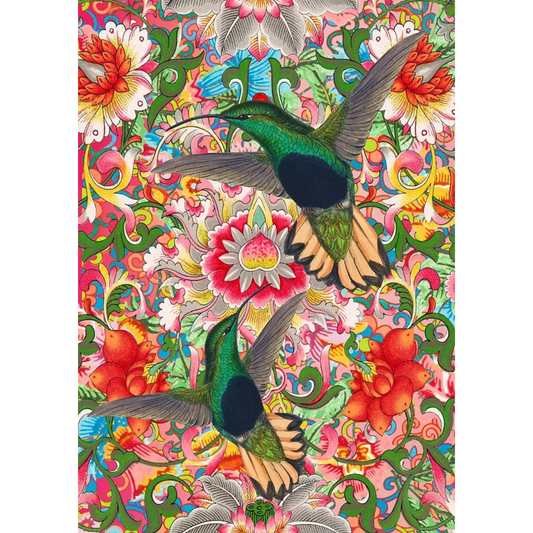 "Humdinger" decoupage paper from Made by Marley. Page 1 of 3 sheet set. Available at Milton's Daughter.