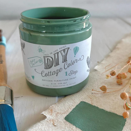 "Juniperl" Cottage Color One Step Paint by DIY Paint. Curated by Jamie Ray Vintage. Available at Milton's Daughter.