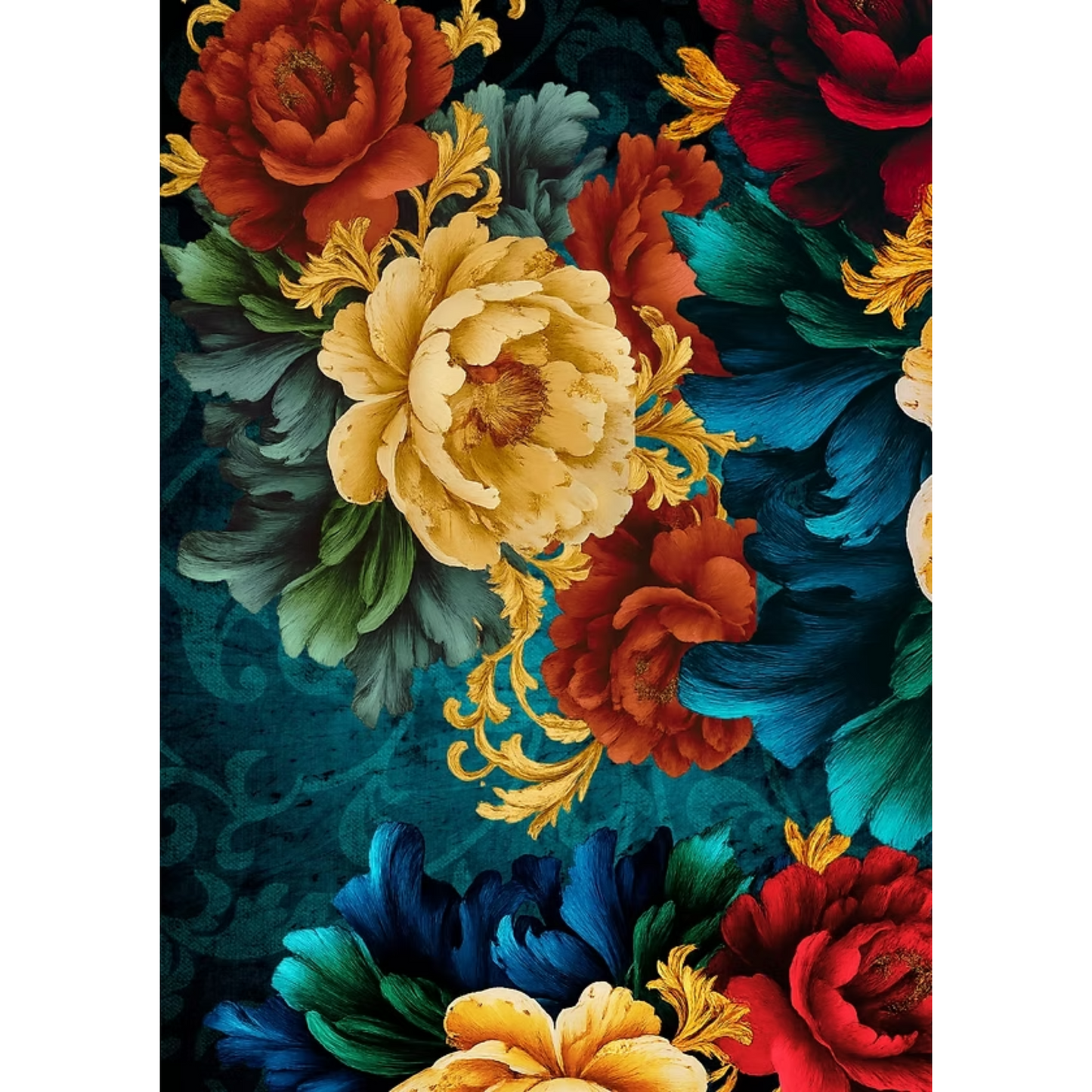 "Kaleidoscope" decoupage paper set from Made by Marley. Page 3 of 3 sheet set. Available at Milton's Daughter.