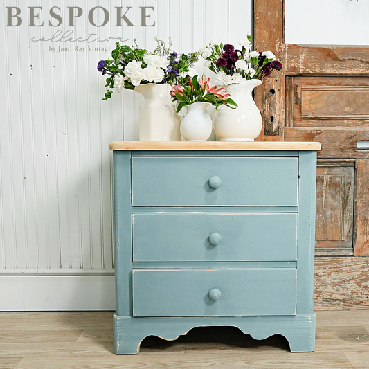 "Kent" Bespoke Collection by Sweet Pickins Milk Paint. Color curated by Jami Ray Vintage. Example of color on furntiure. Available at Milton's Daughter.