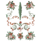 "La Folie" IOD Paint Inlay by Iron Orchid Designs. Pg 2 of 8. Decorative floral and leaf design with swirls. Transfer available at Milton's Daughter.