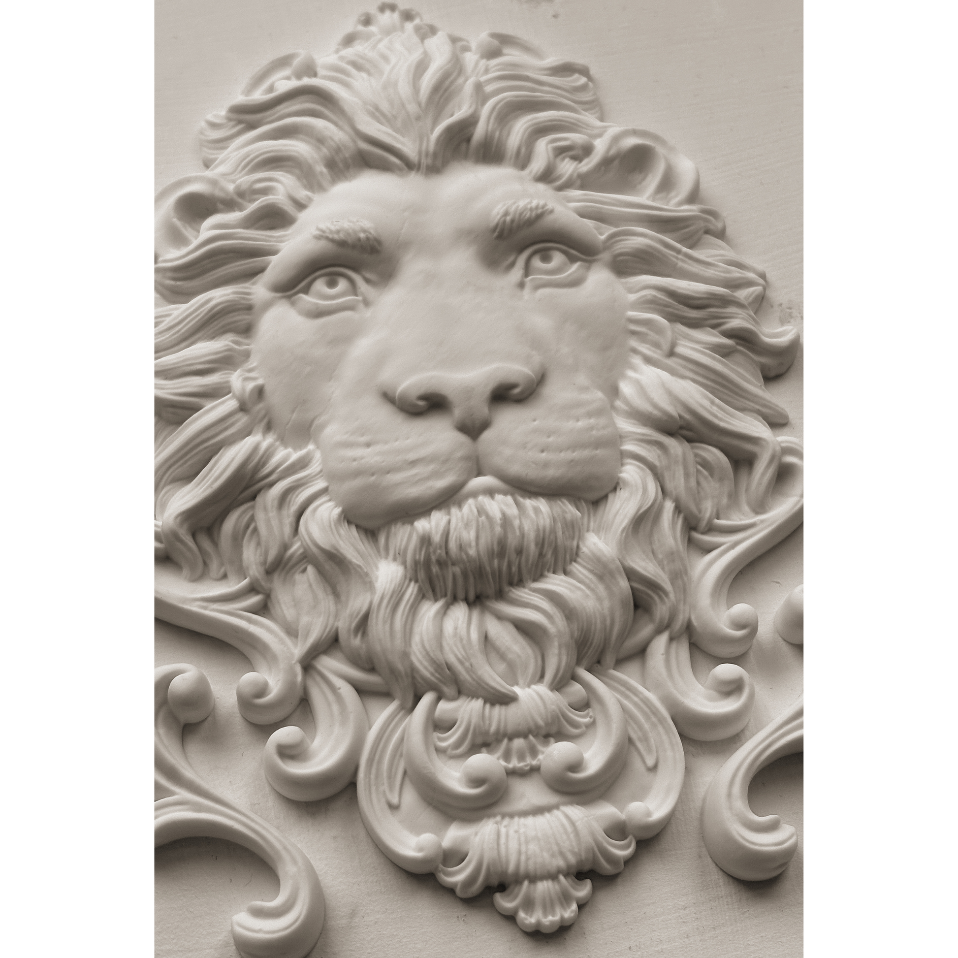 "Leonidas" IOD Mold by Iron Orchid Designs. 5" x 7" silicone mold. Available at Milton's Daughter. Casting example.