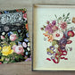 Marché Des Fleurs IOD Transfer book alongside completed project.