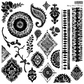 "MercyHouse Chitenge" IOD Decor Stamp. Single 12" x 12" clear silicone stamp. Available at Milton's Daughter. Product photo.