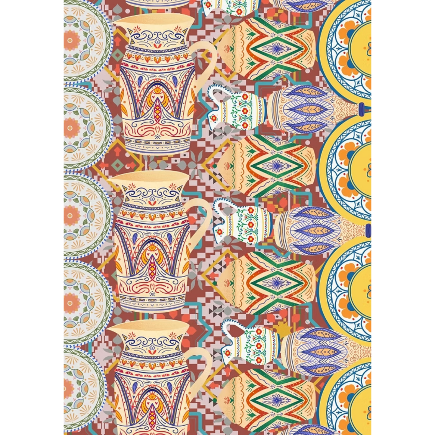 "Merrion" decoupage paper set from Made by Marley. Available at Milton's Daughter. Page 3 of 3 sheet set.