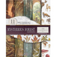 "Mysterious Forest" 11 pack decoupage rice paper set in size A4 by ITD Collection. Available at Milton's Daughter. Front Cover.