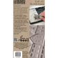 Back cover of IOD Mould Old Colchester Road, featuring product information text, a QR code, and a close-up photo of a hand pressing clay into a silicone mold.
