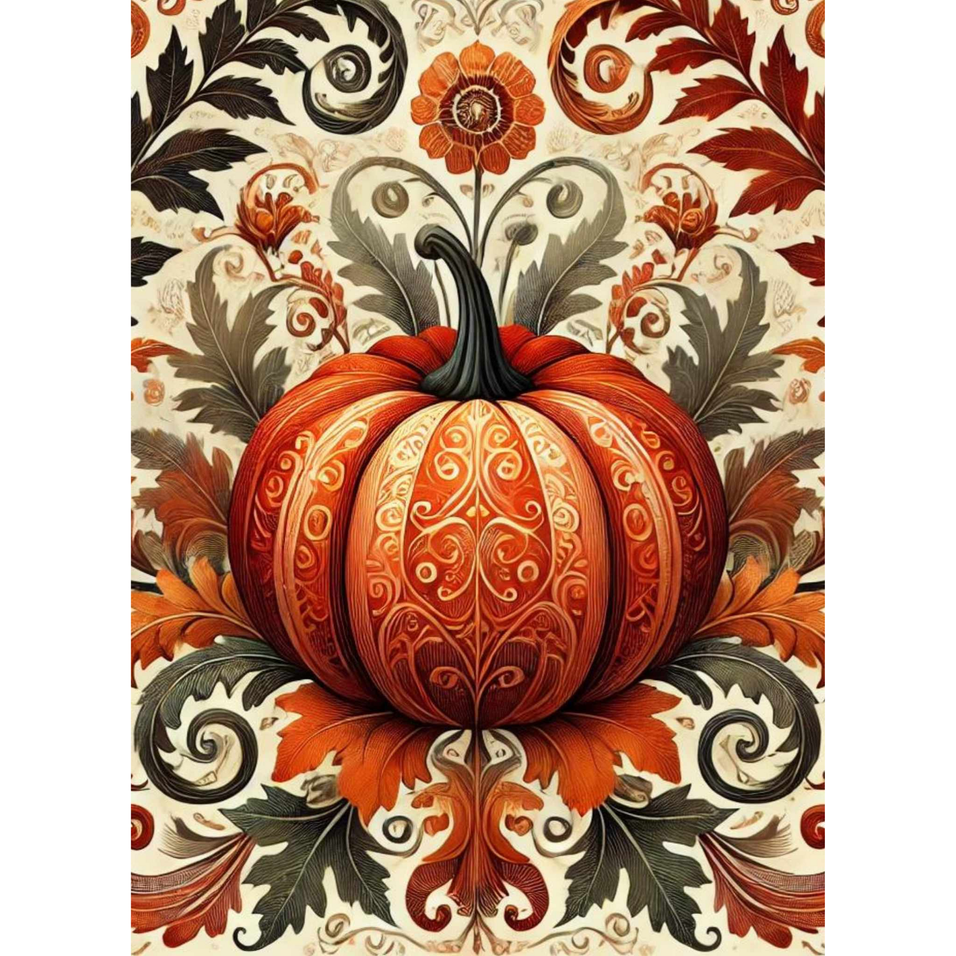 "Pumpkin Pie" Decoupage paper set by Made By Marley. Page 3 of 3. Available at Milton's Daughter.