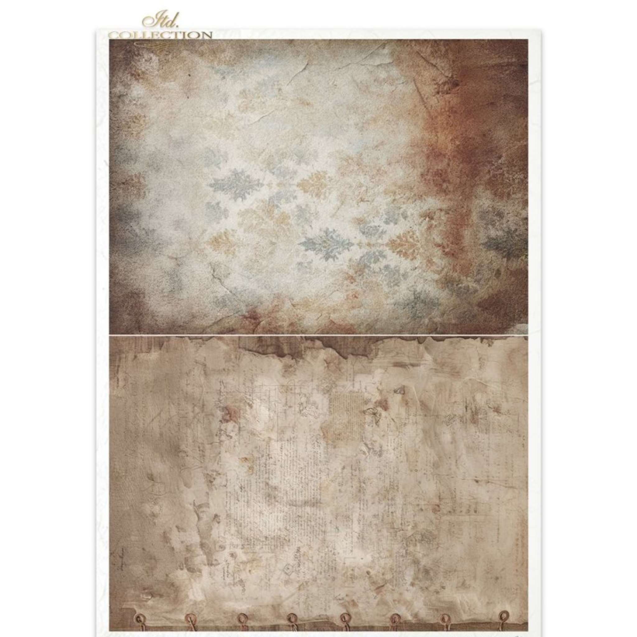 Parchment Paper Rice Parchment Script & Damask - Decoupage Rice Paper – Milton's Daughter