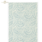 Repeating botanical pattern in pale blue and off-white, shown against a white background. 