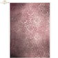 Decorative paper image with a damask pattern on magenta distressed background.