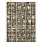 Collage of 54 small thumbnail illustrations in a grid pattern, each depicting a different Mouse Family scene.