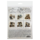 Cottage Christmas - Mini Rice Paper Set from ITD Collection. Back Cover