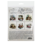 Holiday Country Comforts Mini Rice Paper Set from ITD Collection. Back cover.