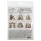 Nutcracker Christmas Mini Rice Paper Set by ITD Collection-back cover.