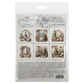 Toy Soldier Christmas Mini RIce Paper Set by ITD Collection. Back Cover.