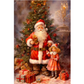 "Santa & His Helper" decoupage rice paper by Paper Designs. Available at Miton's Daughter