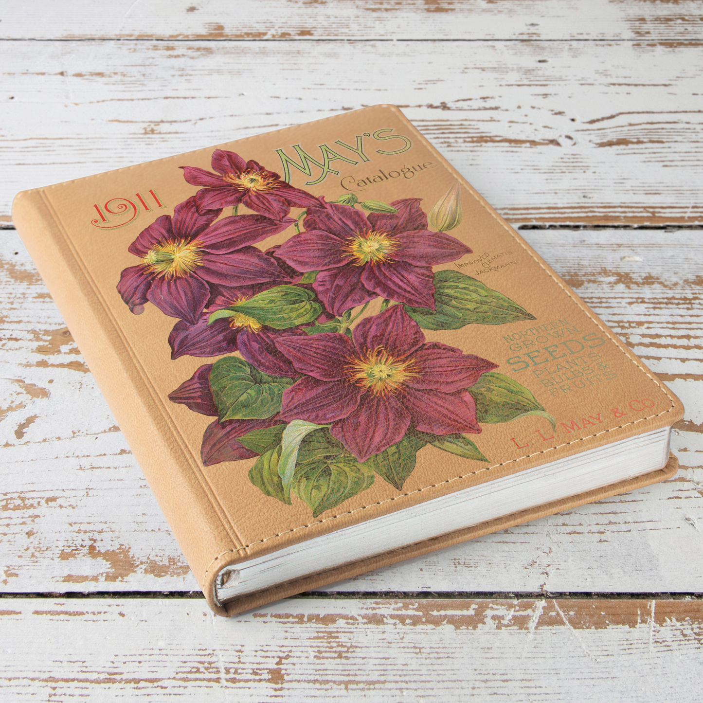 "Seed Catalogue" IOD Transfer by Iron Orchid Designs. Project example 2. Available at Milton's Daughter.