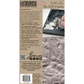 Back cover of IOD Mold Silent Night,  featuring product information, a barcode, and a photo of a hand pressing clay into a silicone mold.