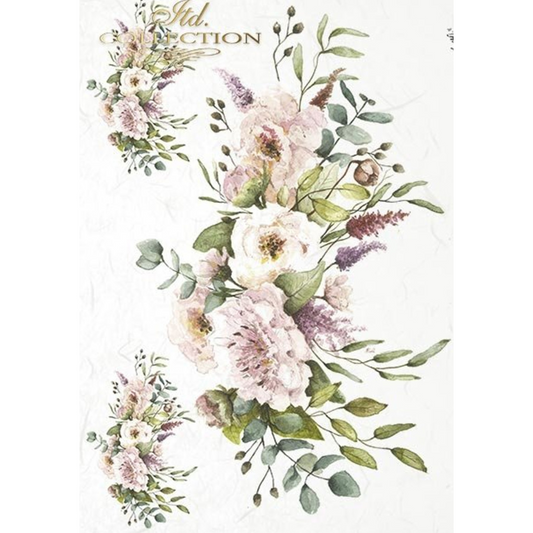 "Spring Bouquet Bundle" decoupage rice paper by ITD Collection. Available at Milton's Daughter