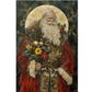 "St. Nicholas WIth Flowers I" decoupage rice paper by Paper Designs. Available at Milton's Daughter.