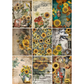 "Sunflower Ephemera Journal Kit" by Decoupage Queen.  Page 10. Available at Milton's Daughter.