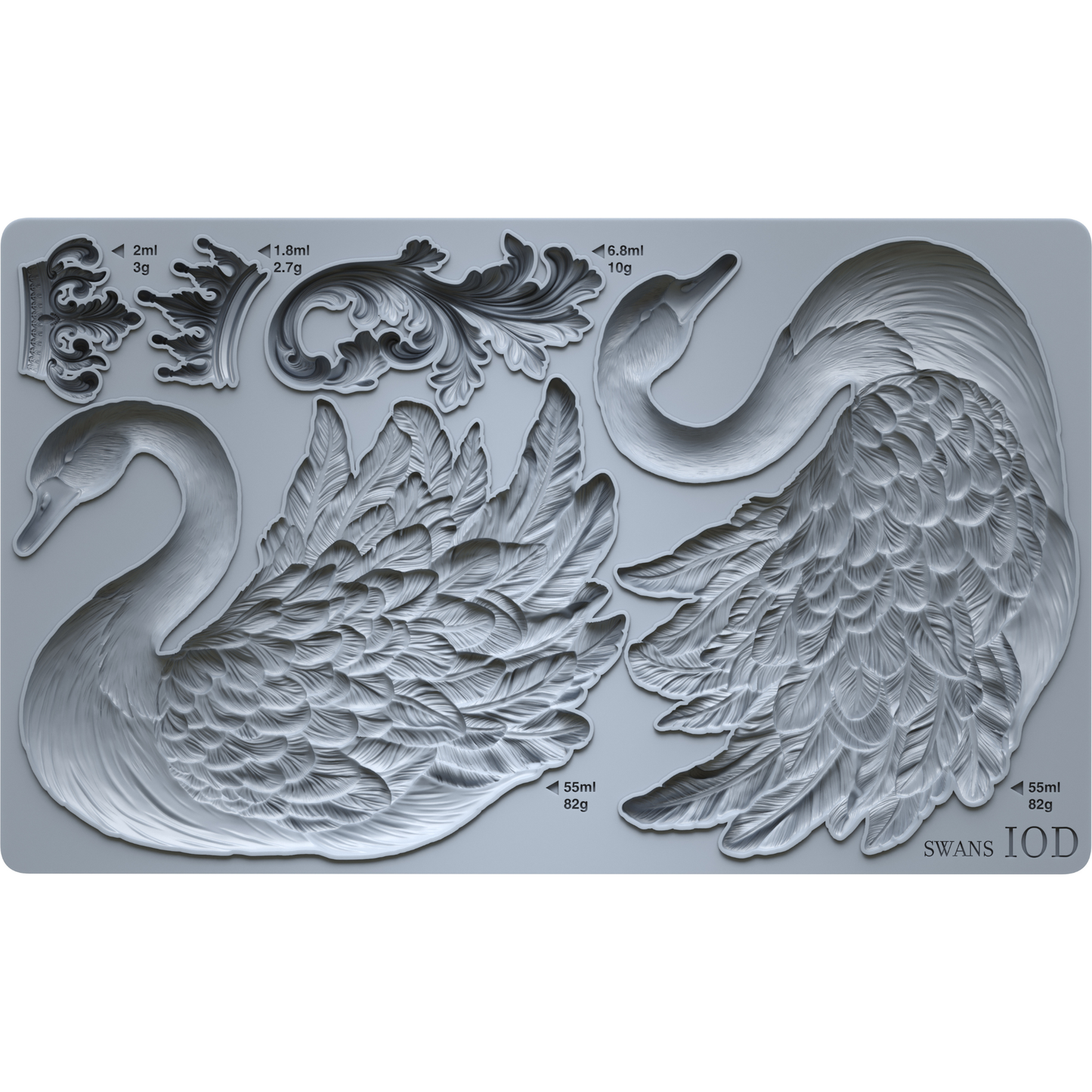IOD Swans Mould by Iron Orchid Designs.