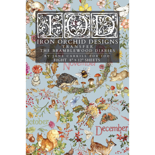 IOD Mini Transfer The Bramblewood Diaries. Front cover.