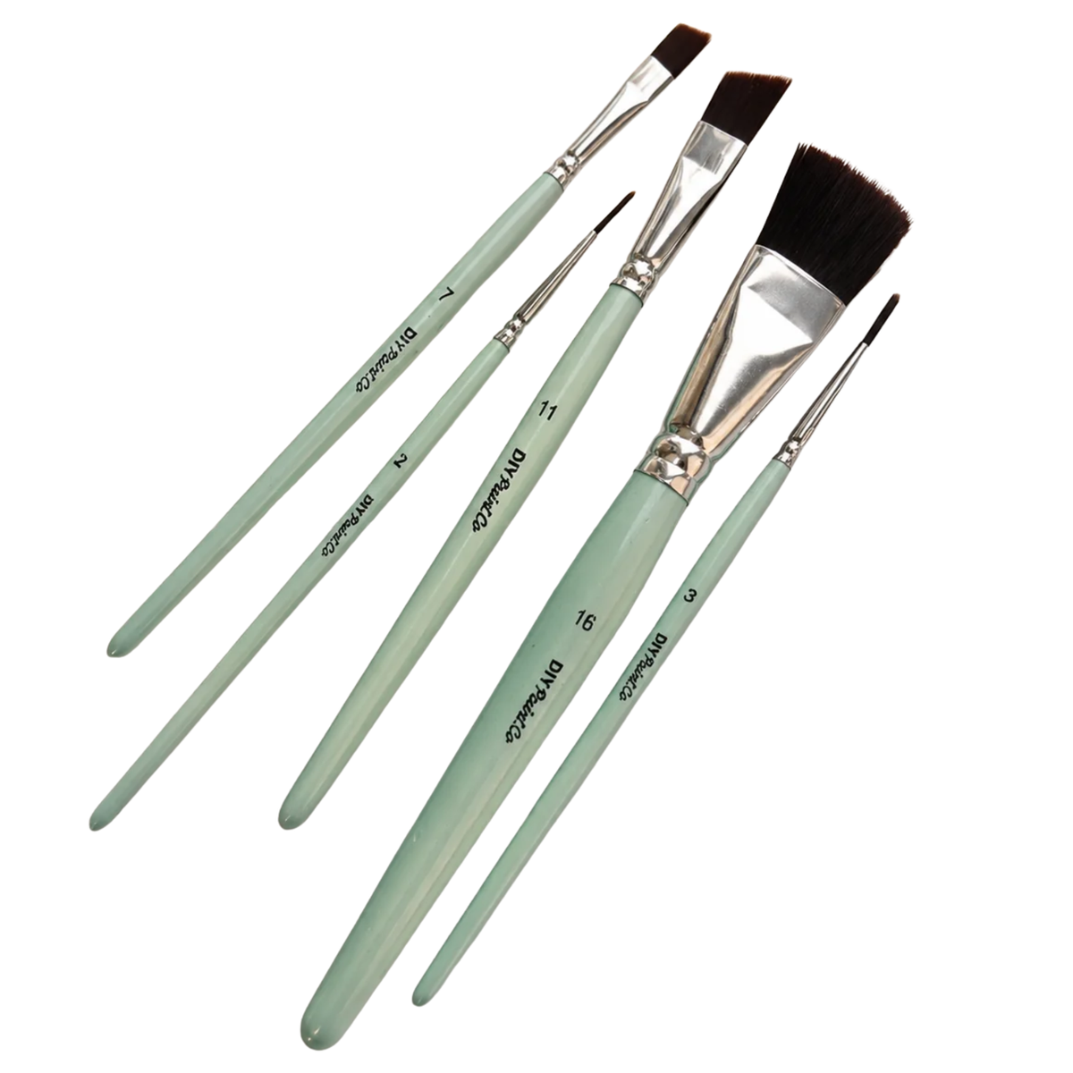 "The Creative Collective" 5 piece artist and detail brush set by DIY Paint.