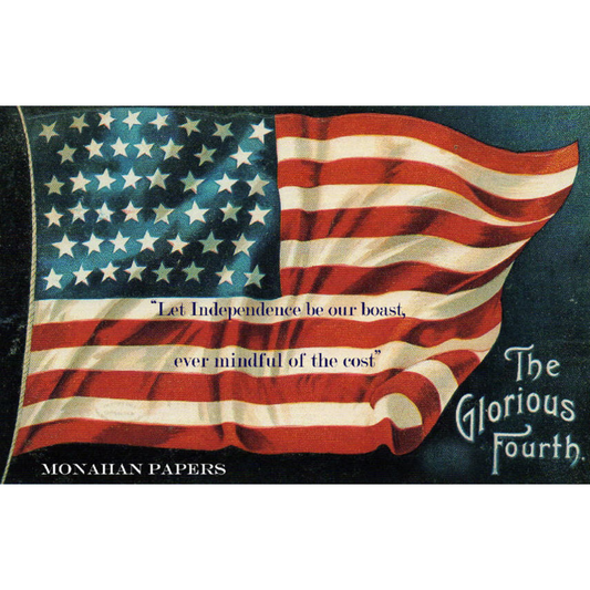 "The Glorious Fourth" decoupage paper by Monahan Papers. 11" x 17" available at Milton's Daughter.