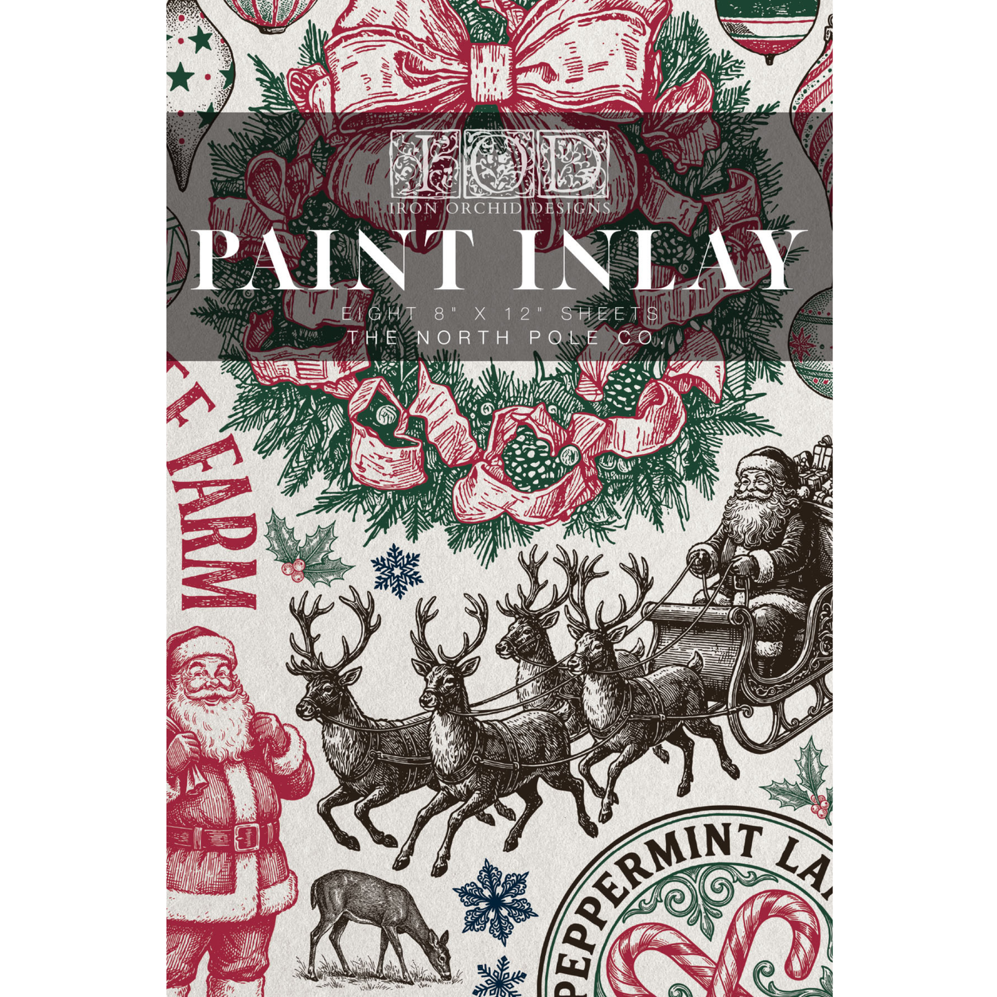 IOD Paint Inlay The North Pole Co. Front cover.